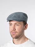 Кепка STETSON арт. 6191105 IVY CAP SUSTAINABLE CORDUROY (серый / голубой)